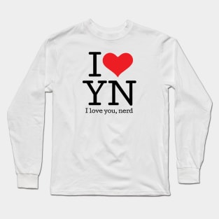 I love you, nerd (01) Long Sleeve T-Shirt